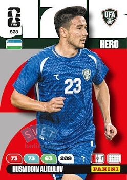 Husniddin Aliqulov Uzbekistan Panini FIFA World Cup 2026 Adrenalyn XL #508